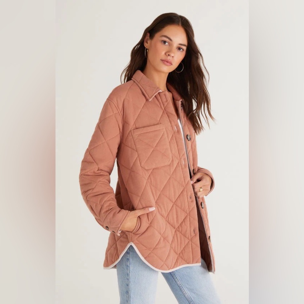 Z Supply Maya Shacket- Burnt Cedar